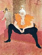 toulouse-lautrec, Seated Clown